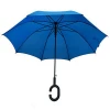 C handle rain standard umbrella case waterproof with plastic cover
