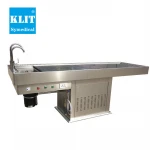 CE & ISO Stainless steel AUTOPSY TABLE for laboratory/Low price lab operation table for sale