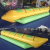 Certificated water game inflatable banana boat raft for sale ex works
