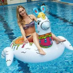 Cheap factory Classic Rainbow Unicorn Hot large PVC inflatable swimming pool floats wholesale