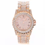 Cheap Iced Out Wrist Watch Mens Quartz Unisex Gold Silver Rose Gold Quartz Watch