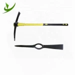 Cheap price Farm tools railway steel pickaxe P403 / Garden Pickaxe With Handle