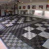 Cheap price PVC & PP interlocking plastic garage floor tiles