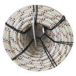 cheap uhmwpe fiber rope double braided colorful rope