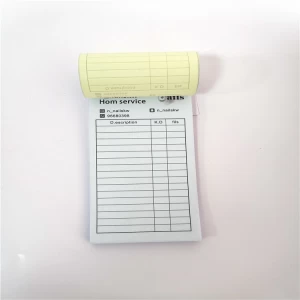 Checklist book waiter pad for Restaurant and hotel LM/menu holder order pads check book