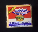 Cheese in slices for sandwiches