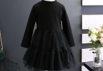 Children fashion design wrinkled slim fit baby girls two piece leather jackets with button