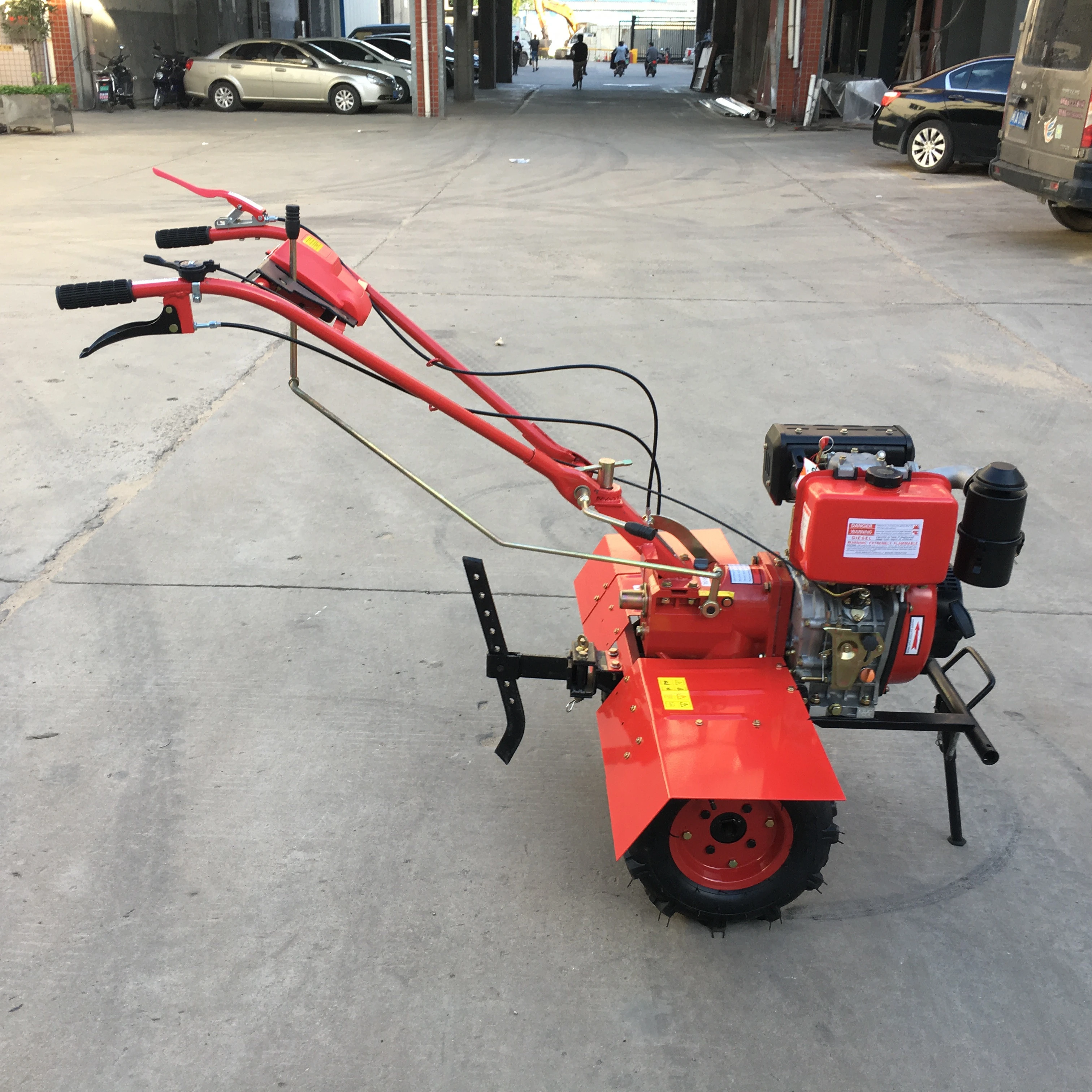 China Agricultural 8.5HP 9.5HP Diesel Power Tiller And Cultivator For Sales