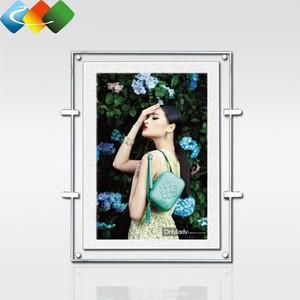 China Factory Commercial Hanging Led Acrylic Crystal Light Boxes