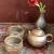 Import China Handmade Ceramic Tea Set Liquor Pot Cup Set Vase Cup Fruit Plate Incense Burner Tea Art Ceramics Origin Yunnan China from China