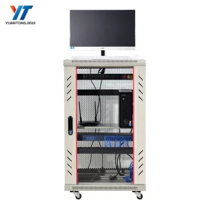 China high quality 15U nine-folded profile server rack for telecommunications equipment electronic server rack