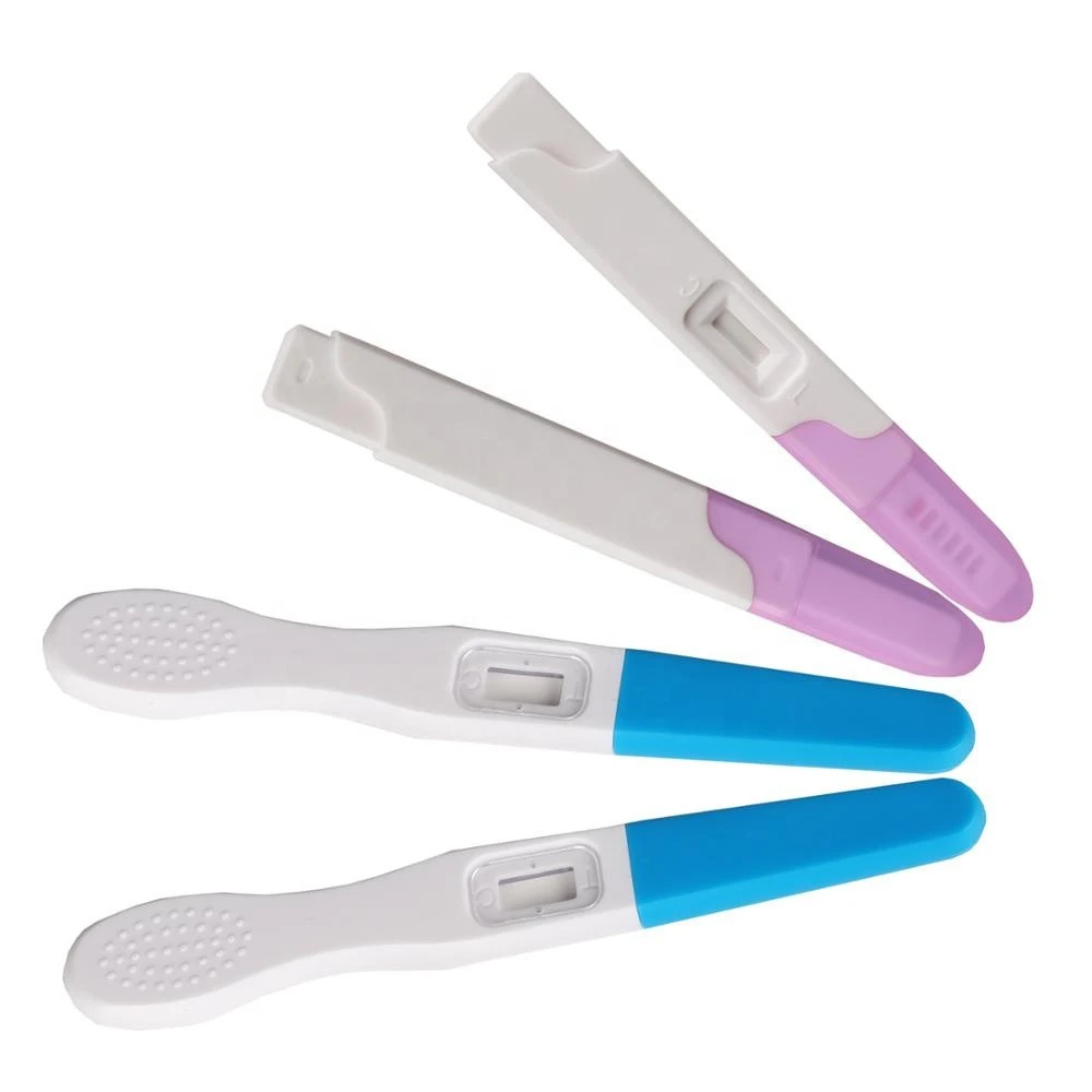 China manufacturer wholesale one step early pregnancy rapid test kit,  hcg pregnancy urine rapid test midstream