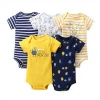 China New Arrival Product Latest Animal Print Ruffle Cotton Animal Print Baby Clothes Boy Rompers Of Free Shipping
