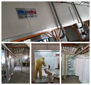China powder coat spray booth/auto painting oven/powder coating machine