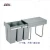 Import China wholesale built-in Cabinet plastic Waste Bin ,pull out kitchen plastic trash can ,manufacturer china from China