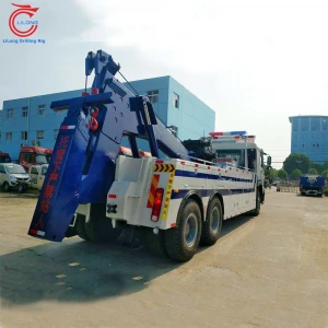 Chinese recovery truck flatbed rotator heavy wrecker tow trucks for sale
