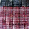Chinese supply woven several colors 100%polyester tweed indonesia fabric