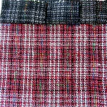Chinese supply woven several colors 100%polyester tweed indonesia fabric