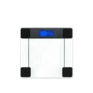 Clear Glass digital scale electronics body weight bathroom scale