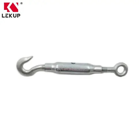 Closed Body Turnbuckle Galvanized Eye and Hook Turnbuckle Wire Rope Tension Pipe Tucrnbuckle