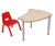 Import Color nursery school furniture desk and chair set with SGS from China