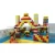Import Colorful castle theme indoor home playground slide children building block inside kids playhouse indoor from China