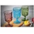 Import Colorful Relief office water cups Dessert Salad bar glass from China
