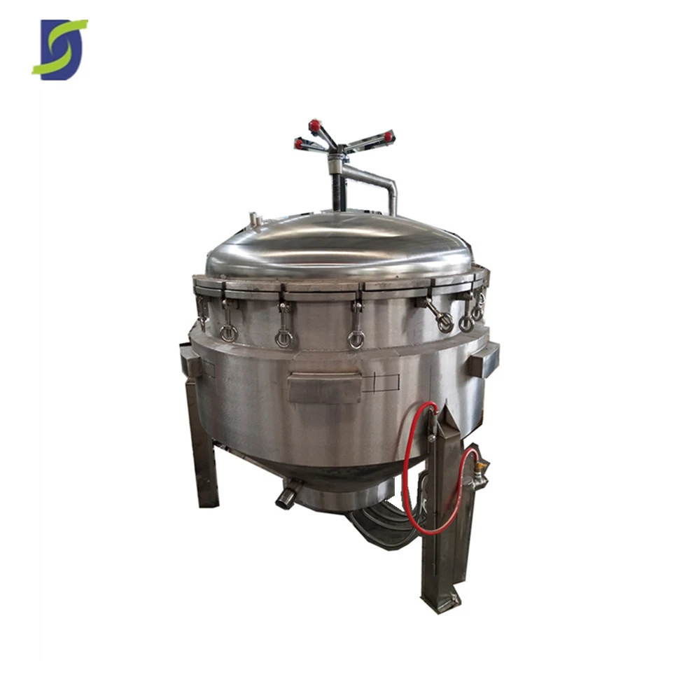 Commercial 100-600L Double Pot Steam Cooking Boiler With Mixer For Cooking