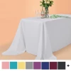 Competitive Price Good Feedback white Customize Size Tablecloths Party Table Cover
