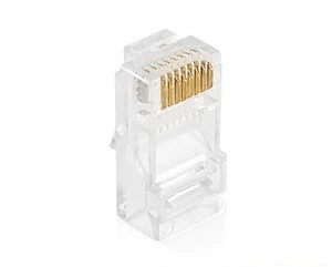computer high-speed cable connector cat5 RJ45 network plug connector 8 core cat5 Crystal head