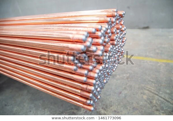 Copper plated steel earth rods & Copper bonded electrical earth rod