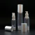 Import Cosmetic Aluminum matte silver 10ml  15ml 30ml 15ml 50ml 100ml airless hair oil bottles from China