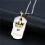 Import Creative King And Queen Crown Pendant Necklace Fashion Couples Stainless Steel Crystal Zircon Jewelry Romantic Valentines Gift from China