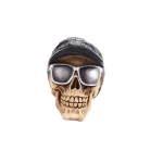 Creative Resin Skull In A Black Hat Decoration Gift Souvenir Wholesale