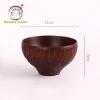 Creative Wooden Rice Soup Bowl Lovely Baby Snack Bowl