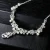Import Cross-border exclusive bridal necklace set,  wedding collocation earrings, necklace set  jewelry sets natural loose diamonds from China
