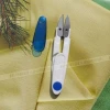 Cross Stitch Embroidery Scissors with cap DIY tools safety plastic handle scissors for sewing