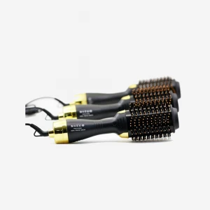 Curler Iron Straightener Hair dryer 3 in 1 styling Interchangeable Stick Set Hot Air Brush