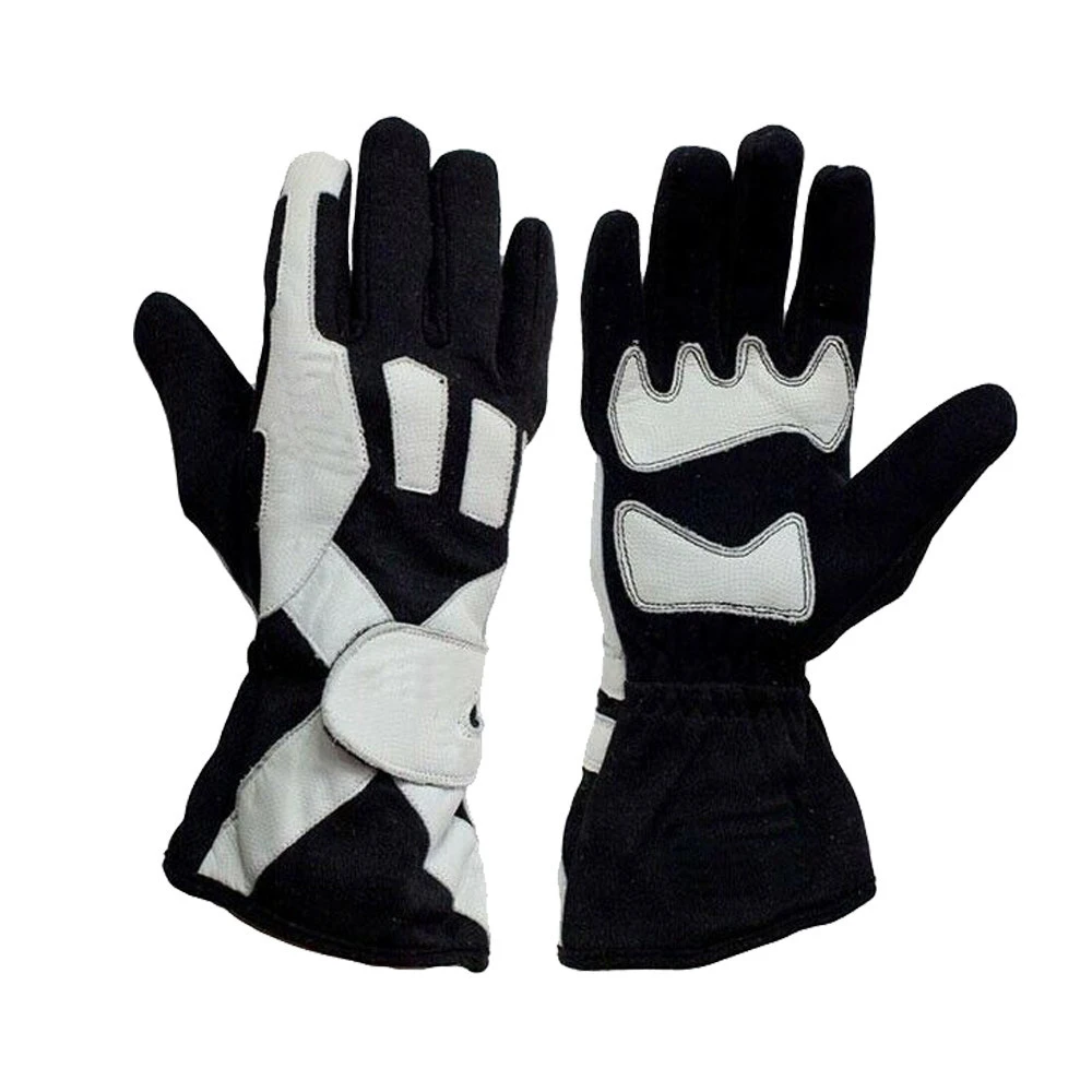 Custom auto car racing gloves breathable abrasion resistance karting kart gloves