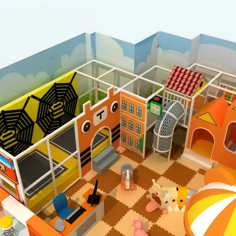 Buy Custom Ball Pools Trampoline Park Kids Naughty Castle Kids Soft ...