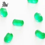 Custom board game token plastic green beans