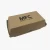 Custom cardboard hamburger box,brown fast food kraft paper box