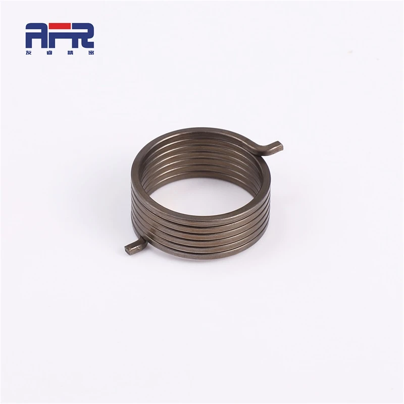 Custom coil stainless steel flat metal spiral torsion spring