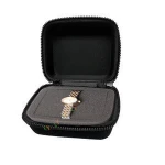 Custom denim material durable EVA watch case watch bag with sponge foam