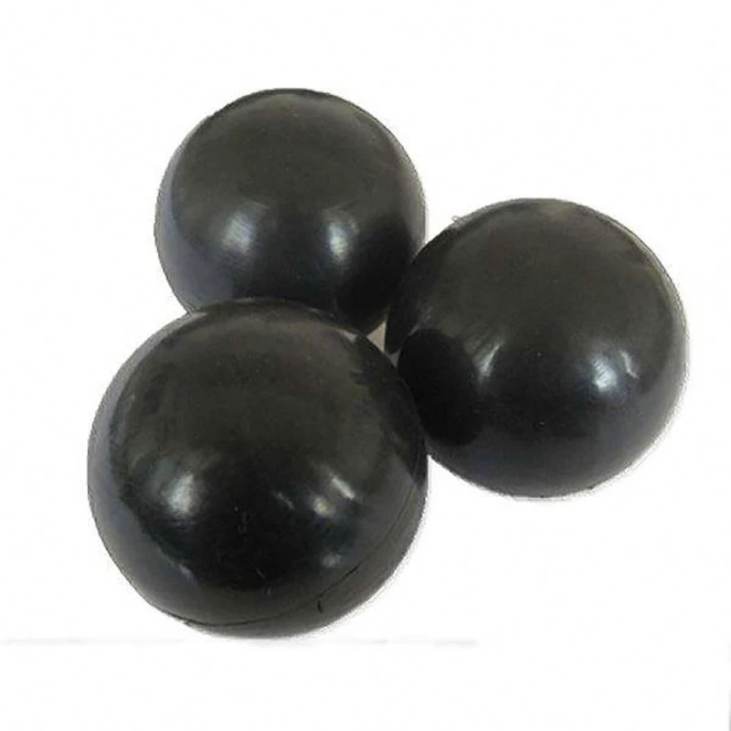 Custom Design Black Rubber Ball
