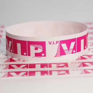 Custom Festival Bracelets Event &amp; Party Supplies Bracelet Cheap Paper Band Tyvek Wristband