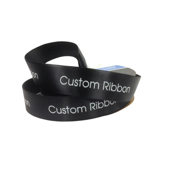 Custom Grosgrain Personalised Ribbon Brand Name Logo Printed Velvet Ribbon