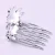 Import Custom jewelry  simple smooth plastic fork comb bridal hair accessories from China