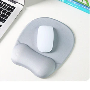 Custom logo gel mouse pad with wrist rest factory supplier