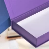 Custom logo rigid cardboard packaging magnetic closure gift box